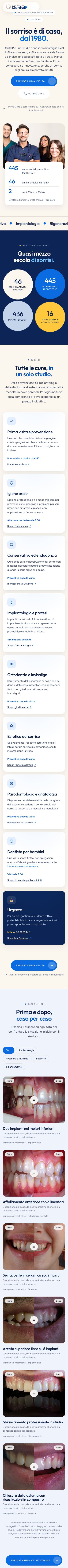 Il nuovo sito su smartphone