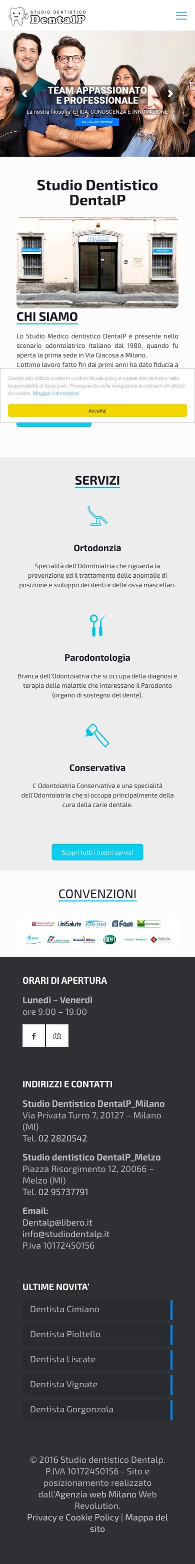 Il sito di oggi su smartphone